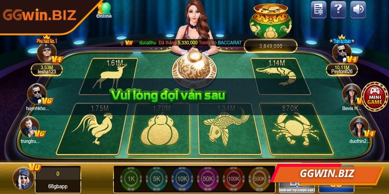 Bầu cua GGWIN và cách chốt kèo chuẩn ai cũng nên biết 2 Người chơi phải tham gia chốt kèo bầu cua an toàn