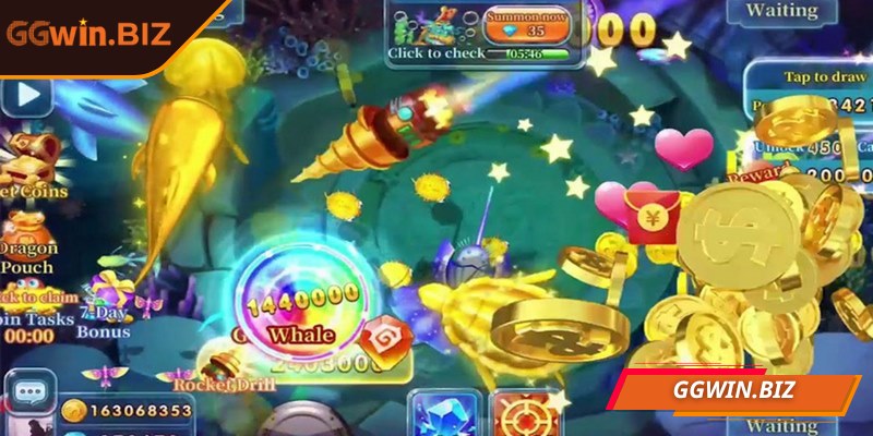 Chúng Thần Phát Tài GGWIN – Trải nghiệm bắn cá đỉnh cao 2 Với tính năng độc đáo, tựa game thu hút game thủ tham gia